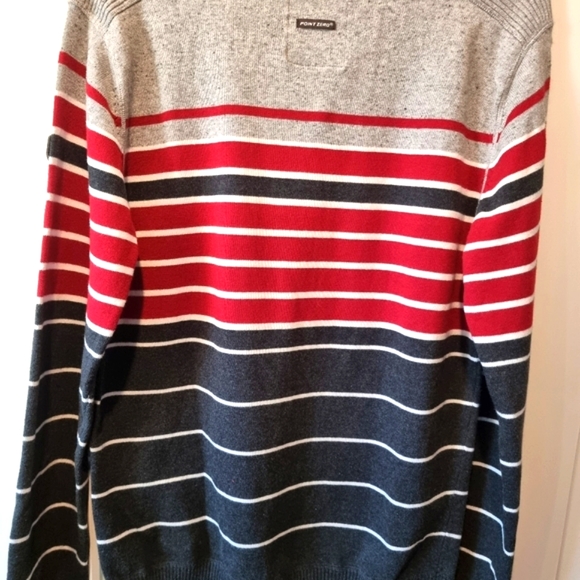 3/$40 Sale! Point Zero Striped Sweater - Picture 7 of 8